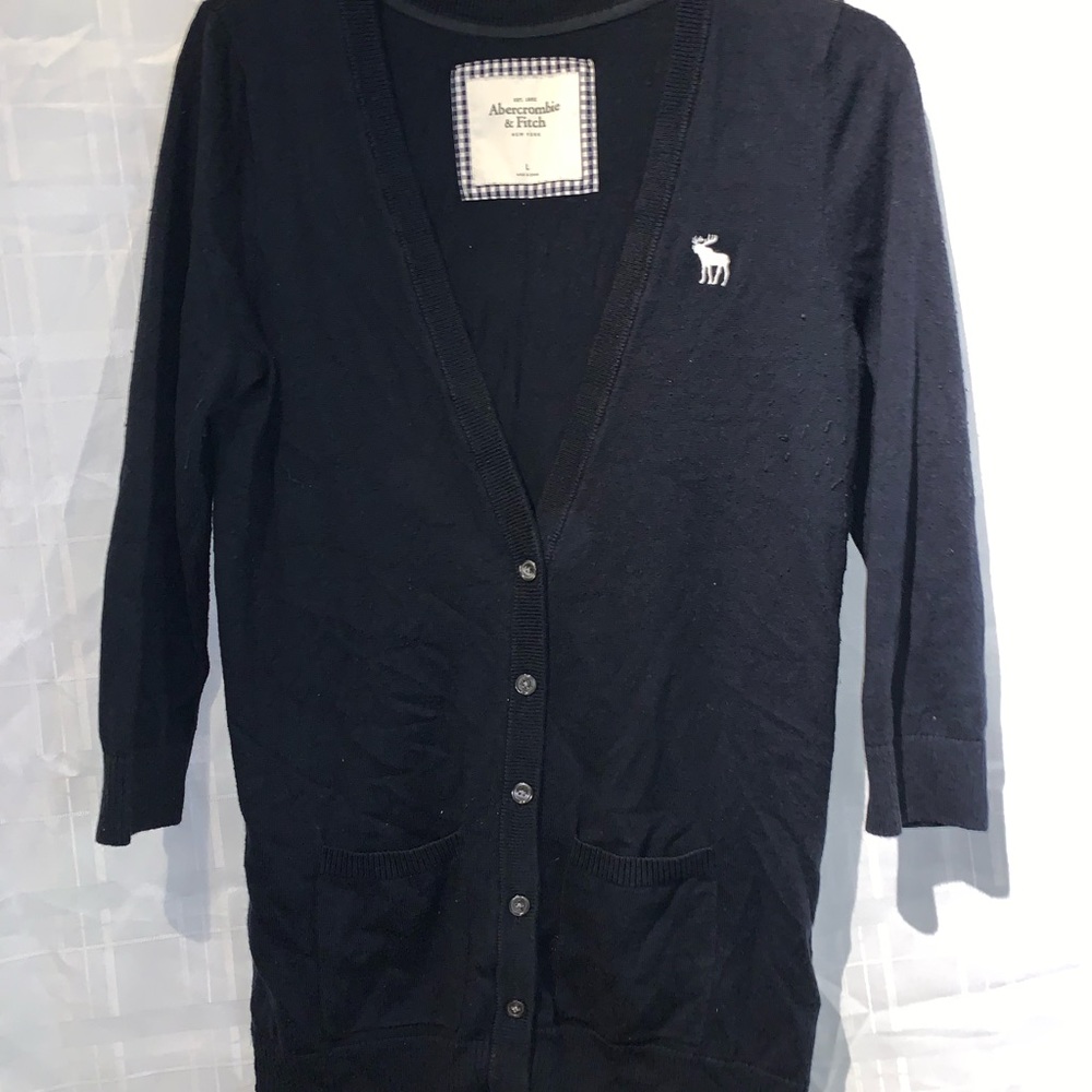 Navy blue cardigan